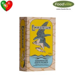 EMPORIUM Conserva sardine portugheze picante in ulei de masline 120 gr