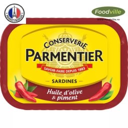 Parmentier conserva sardine picante in ulei masline 135 g