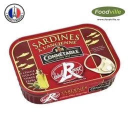 Connetable conserva sardine frantuzesti Label Rouge in ulei de masline extra virgin 115 g