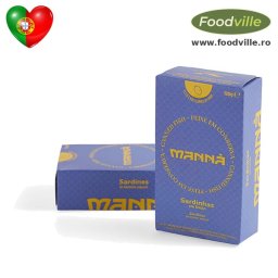 MANNA Conserva sardine portugheze cu lamaie in ulei 120 gr