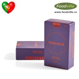 MANNA Conserva macrou mic de Atlantic picant in sos tomat 120 gr
