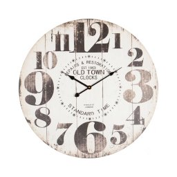 Ceas de perete 1xAA, diametru 58,2 cm, maro