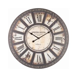 Ceas de perete, funcționează cu 1x AA, Ø 58,2 cm, negru/bej