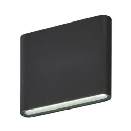 Aplica Exterior Techstar® LED Light C30, Putere 6W, A+, Rezistenta la Apa si Praf, Alb Cald, 3000K, Aluminiu, Negru