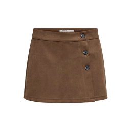 ONLY Fusta Onladdi Hw Faux Suede Skort 15376528 19-1116 TCX carafe