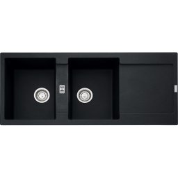 114.0157.498 Chiuveta bucatarie Franke Maris MRG 621 reversibila, 1160x500mm, tehnologie Sanitized, fragranite, Nero