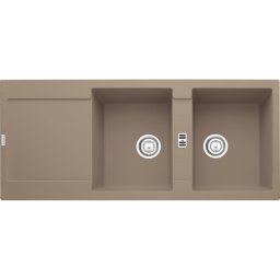 114.0490.332 Chiuveta bucatarie Franke Maris MRG 621 reversibila, 1160x500mm, tehnologie Sanitized, fragranite, Oyster