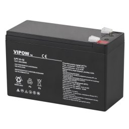 Acumulator stationar AGM VRLA 12V 7.5Ah Vipow pentru UPS si sisteme de alarma