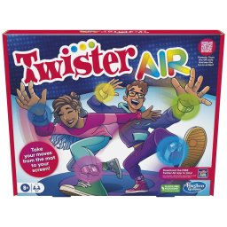 Joc interactiv Hasbro Twister Air cu aplicatie, benzi colorate, 8+ ani