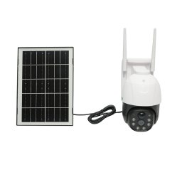 Camera de supraveghere 4G PTZ cu panou solar 7.5W, senzor PIR si IP66