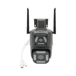 Camera de supraveghere WiFi PTZ 4MP cu lentila duala, detectie umana si IP66