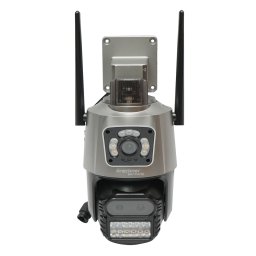 Camera de supraveghere WiFi PTZ 9MP cu 3 lentile, detectie umana si sirena
