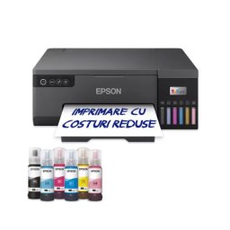 Imprimanta Epson EcoTank L8050, InkJet CISS, A4, Wireless, Negru