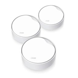 Router Wireless TP-LINK Deco X50-POE, 2x LAN, 3 bucati, White