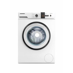 Masina de spalat rufe HWM-VT0610CHD++, 6 kg, 1000 rpm, Clasa D, Display digital, Blocare acces copii, Alb