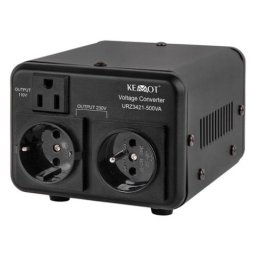 Convertor de tensiune bidirecțional 400W/500VA cu priză Schucko, transformator toroidal, Kemot URZ3421