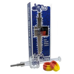 Dogg Lbs SWED Pipa sticla ceara dabs Reclaim Nectar 13.5cm + Recipient (USA)
