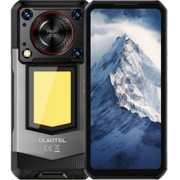 Telefon rugged Oukitel WP56, 5G, 6.8 120Hz, Dimensity 7050, 8GB RAM, 256GB, NFC, 108MP, 16000mAh, Android 15, Black