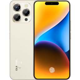 Telefon Oukitel P1, 4G, 6.7 AMOLED 120Hz, Helio G99, 8GB RAM, 256GB, NFC, Android 15, Gold