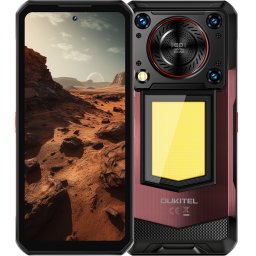 Telefon rugged Oukitel WP56, 5G, 6.8 120Hz, Dimensity 7050, 8GB RAM, 256GB, NFC, 108MP, 16000mAh, Android 15, Red