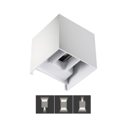 LED Aplică perete exterior REKA LED/7W/230V IP54 alb