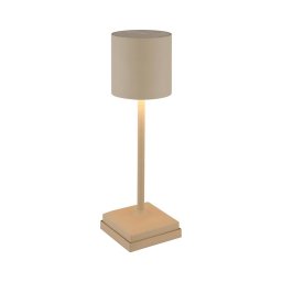 Globo 58487S - Lampă de birou LED DIXON, reîncărcabilă, cu reglaj tactil, 1,5 W/5 V, 2200 mAh, bej