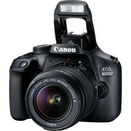 Aparat foto digital Canon EOS-4000D Kit 18-55 black