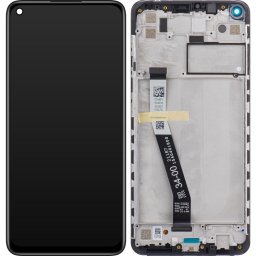 Piese si componente Display cu Touchscreen Xiaomi Redmi Note 9, cu Rama, Gri, Service Pack 560003J15S00