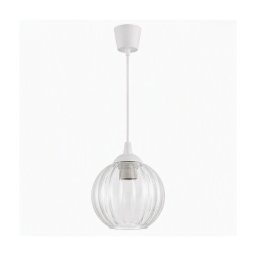 BRILAGI - Pendul LED pe cablu RETRO GLASS 1xE27/60W/230V Ø 18 cm cupru/sticlă transparentă