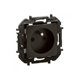 Legrand - Priză casnică fără ramă 250 V/16 A NILOE negru
