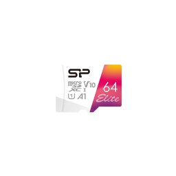 Card de memorie Silicon Power SP064GBSTXBV1V20SP | 64GB, MicroSDHC, Class 10, Adaptor SD
