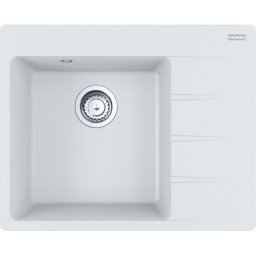 114.0633.130 Chiuveta bucatarie Franke Centro CNG 611/211-62 DR, picurator dreapta, 62x50cm, fragranite, Bianco