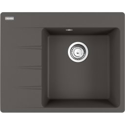 114.0716.330 Chiuveta bucatarie Franke Centro CNG 611/211-62 ST, picurator stanga, 62x50cm, fragranite, Slate Grey