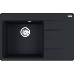 114.0633.145 Chiuveta bucatarie Franke Centro CNG 611/211-78 DR, picurator dreapta, 78x50cm, fragranite, Matte Black