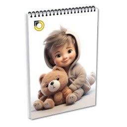 Notebook cu Spira, A7, Nandy, Multicolor