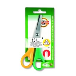 Foarfeca Scoala, 13.5 cm, pentru Stangaci, Varf Rotund