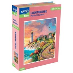 Puzzle 350 x 470 mm, 500 Piese, Multicolor, Carton