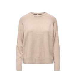 ONLY Pulover Onlprincess O-Neck Raglan 15381869 16-1211 TCX mocha meringue