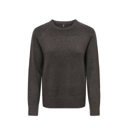 ONLY Pulover Onlprincess O-Neck Raglan 15381869 19-1109 TCX chocolate torte
