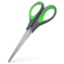 Foarfeca ErichKrause EasyCut 17 cm din inox, manere anti-alunecare