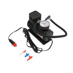 Compresor auto 12V pentru umflat roti, 250 PSI, cu manometru Breckner