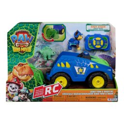 Masina RC Chase Patrula Catelusilor Dino cu telecomanda, figurina si accesorii