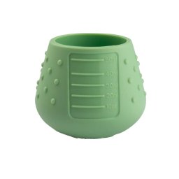 Canita din silicon pentru bebelusi, verde, antiderapanta, 6-18 luni