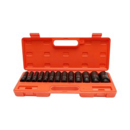 Trusa chei tubulare de impact lungi 10-32 mm, 1/2 inch, 13 piese, Cr-Mo Breckner Germany