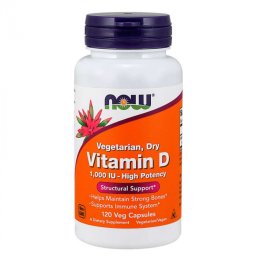 NOW Foods Vitamina D 1000 IU 120 caps.