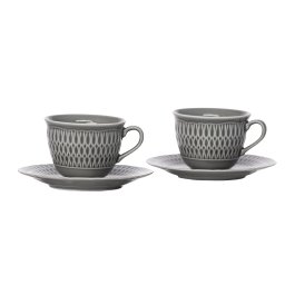SOFIA MOONY Serviciu ceai / cafea portelan 6 persoane 250 ml