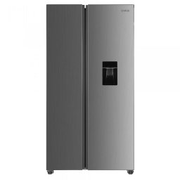 Aparate Frigorifice Frigider SSX-669NFWDE, 529L, Full No Frost, Dozator apa, Clasa energetica E, Afisaj LCD, H 177 cm, Inox/Argintiu