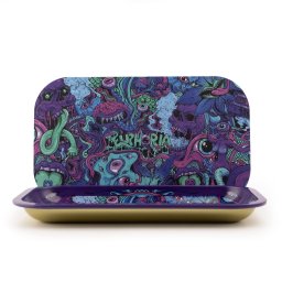 Euphoria Set Tava de rulat + Capac magnetic Psychedelic 27 x 16cm