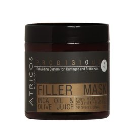Mască de Păr pentru Reconstrucție, Elasticitate și Volum Atricos Filler Mask, 250 ml