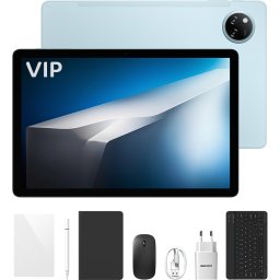 Tableta Doogee Tab A9 Pro Plus VIP, Wi-Fi, 11-inch 90Hz IPS, 6GB RAM, 128GB, Stereo Speakers, Android 15, Blue